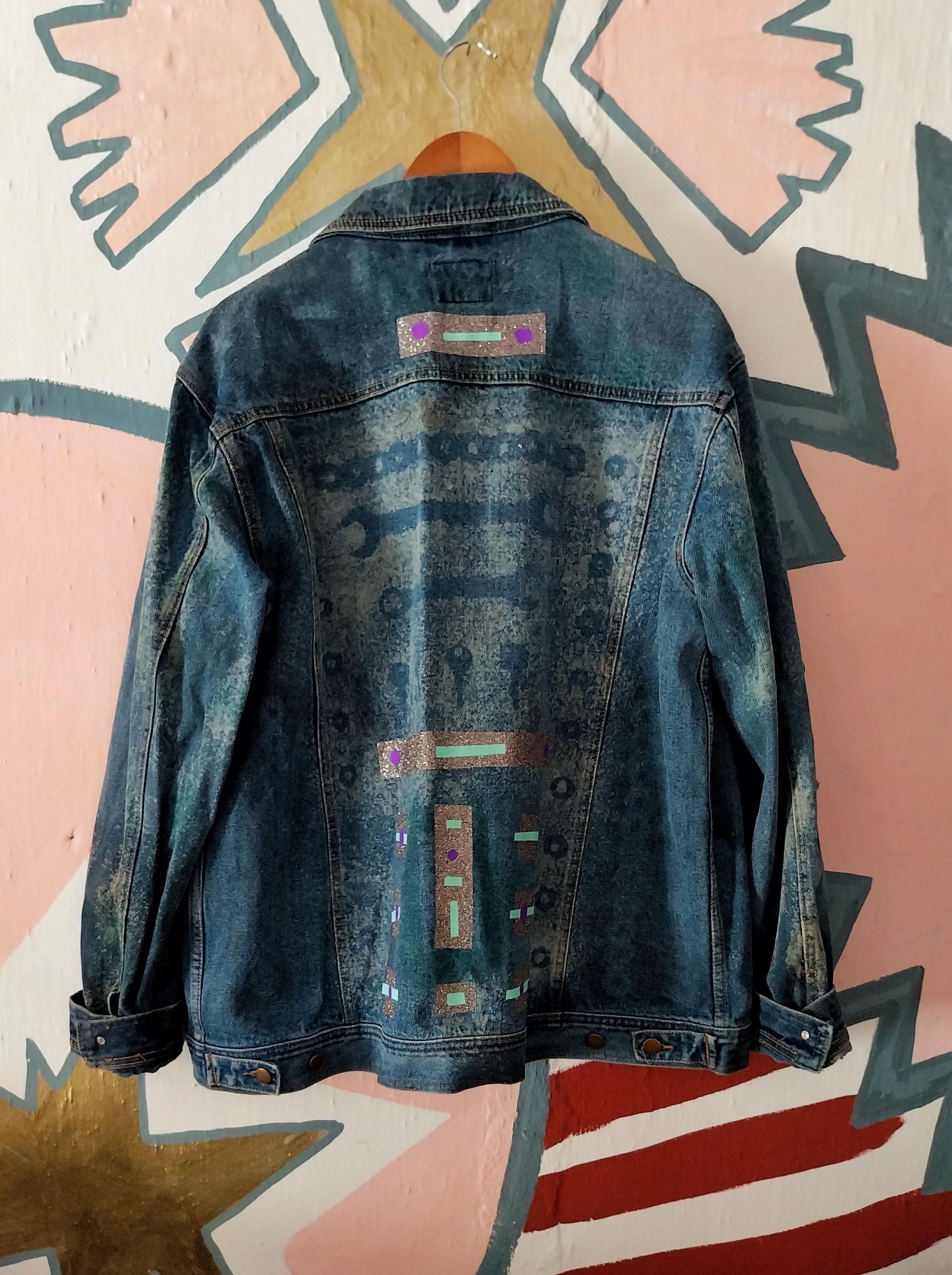 Glittered Jeans Jacket