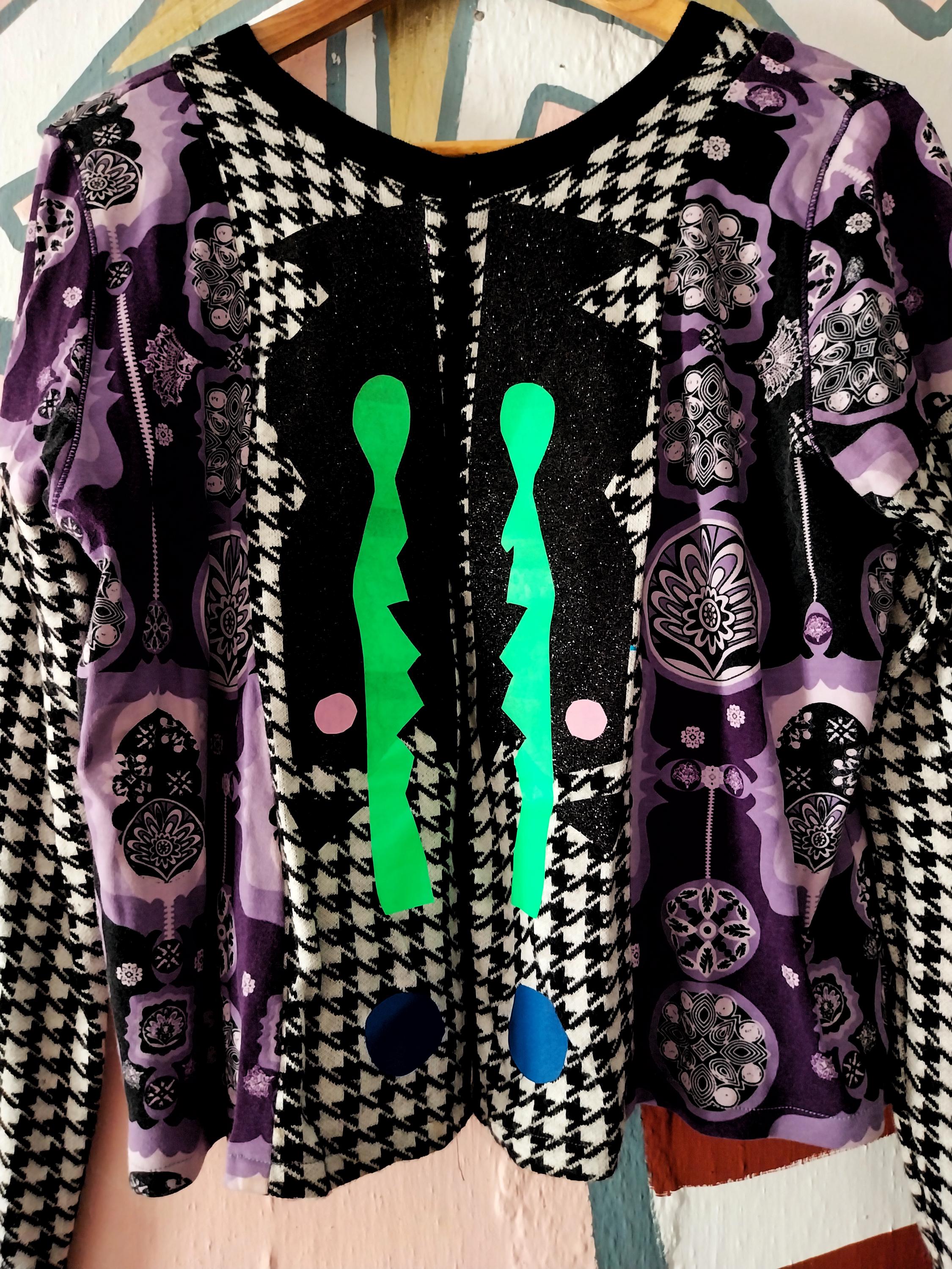 Black And White Cardigan