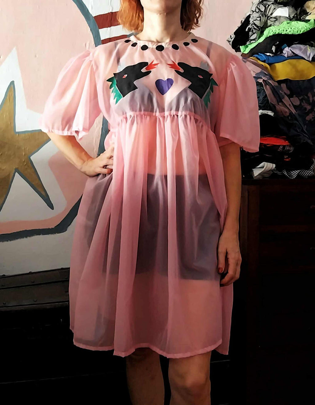 Pink Dragon Dress