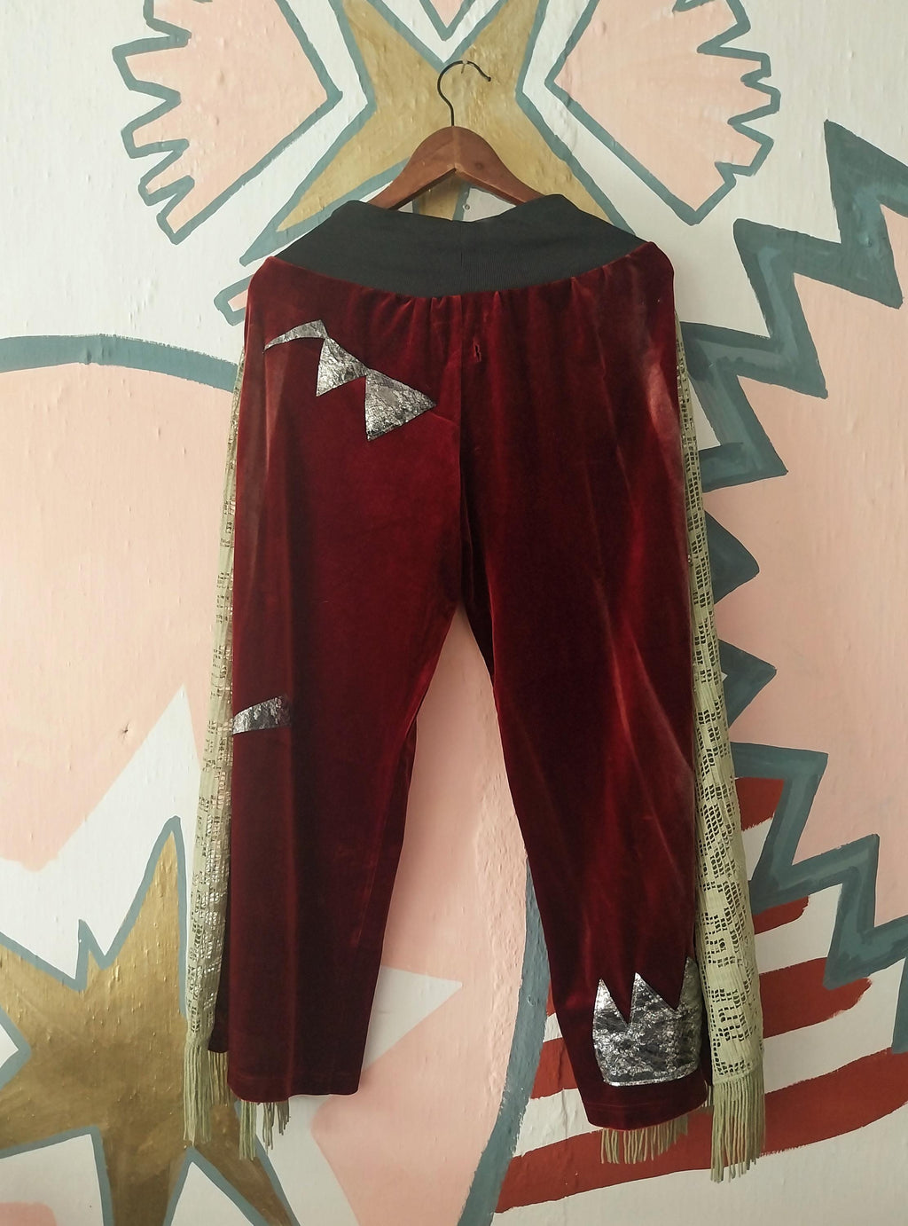 Burgundy Clown Pants