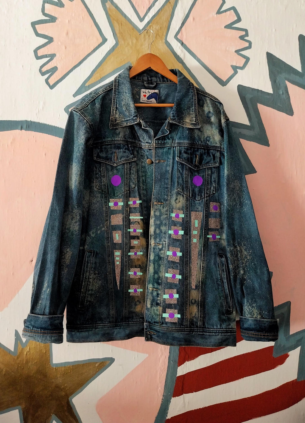 Glittered Jeans Jacket