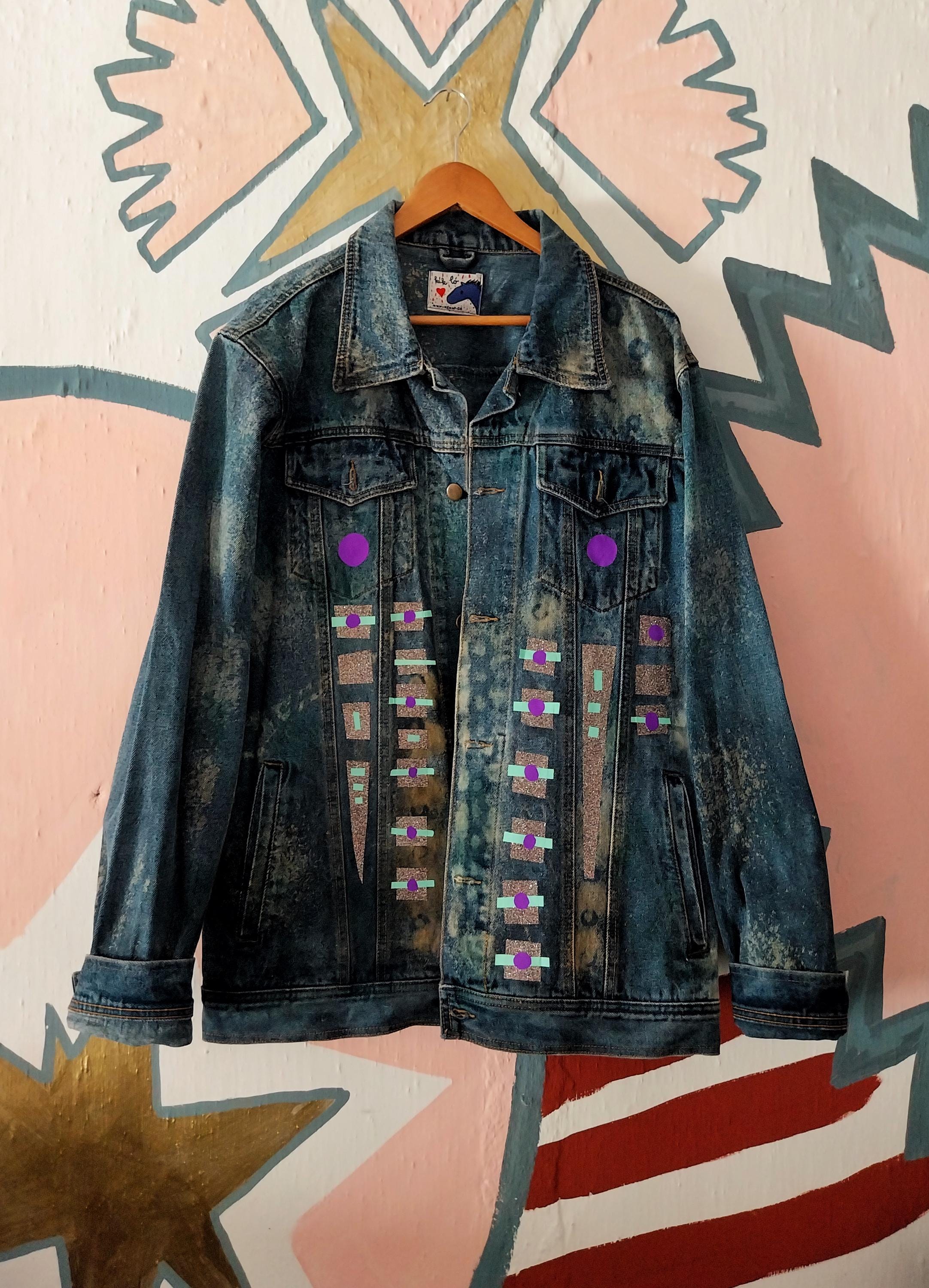 Glittered Jeans Jacket
