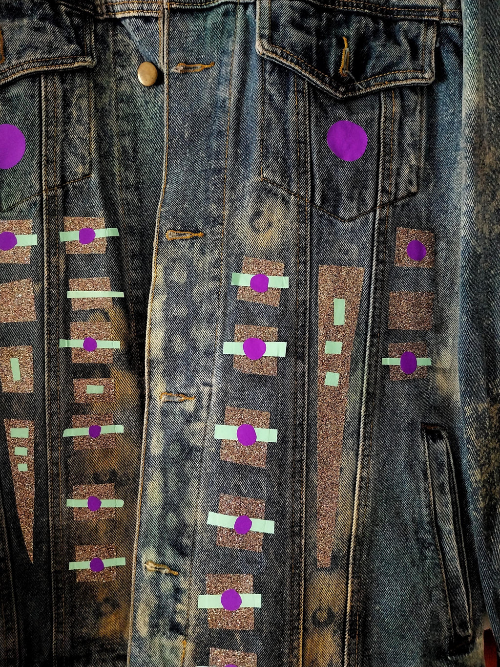 Glittered Jeans Jacket