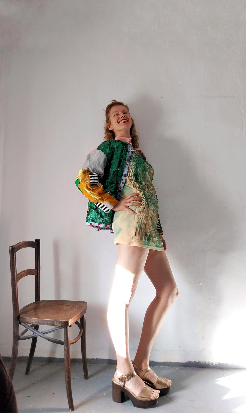 Green Glittered Jacket