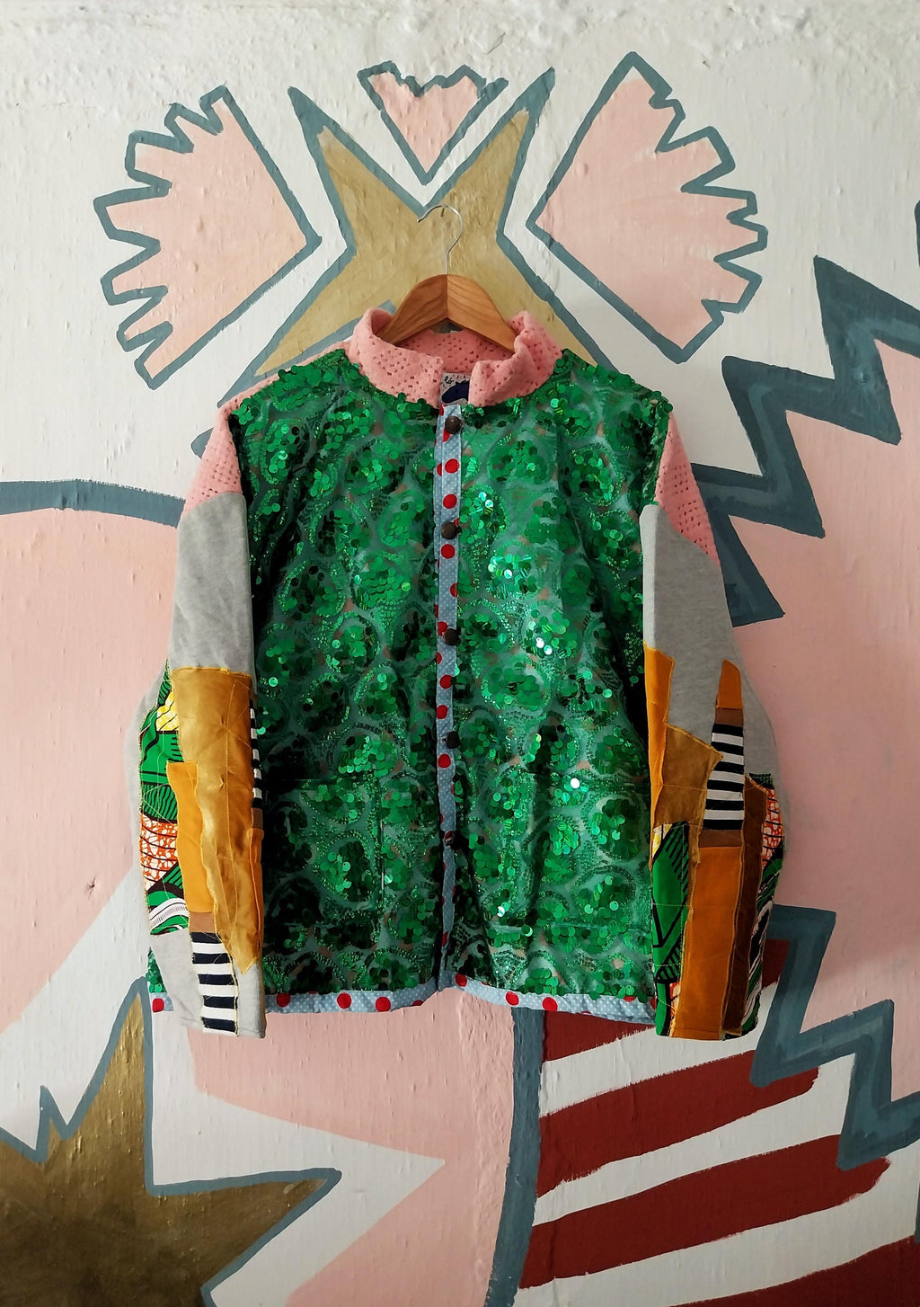 Green Glittered Jacket